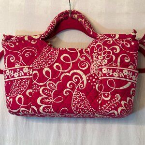 Vera Bradley Quilted Bright Pink Handbag